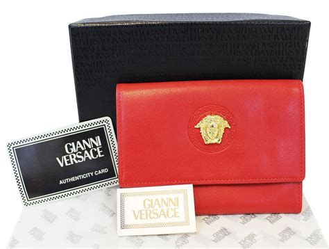 boite versace|Versace leather wallet.